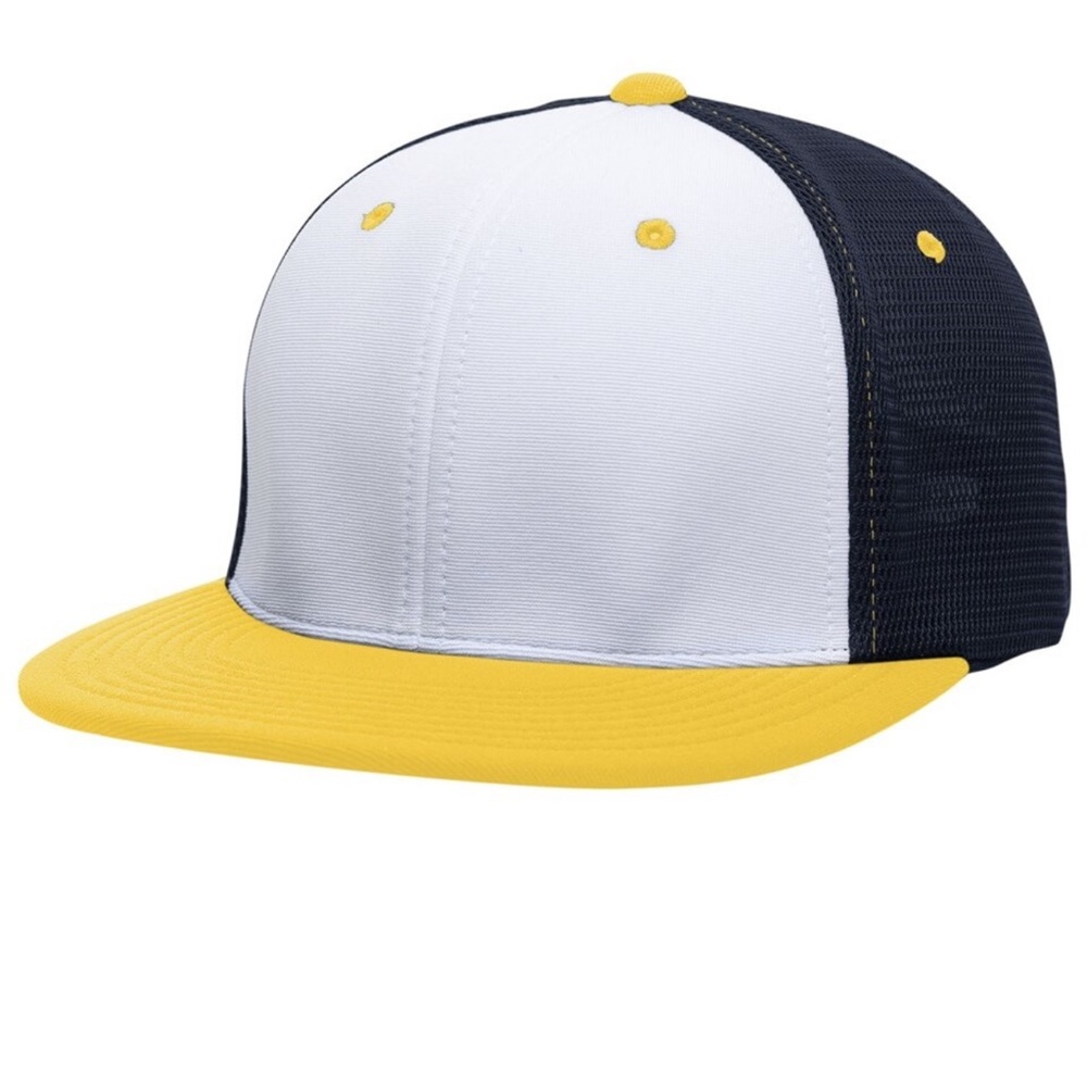 Pacific Headwear ES341 Premium M2 Performance Trucker Flexfit® Hat size S/M - Picture 2 of 5